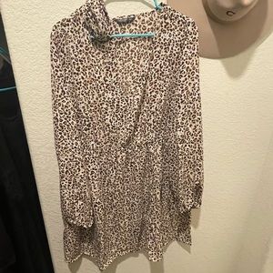 SHEIN leopard cheetah print dress